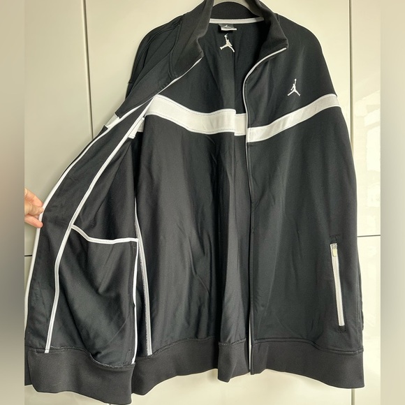 Men's Nike Air Jordan XL Full Zip Track Jacket Black Basketball UMD - Picture 8 of 11